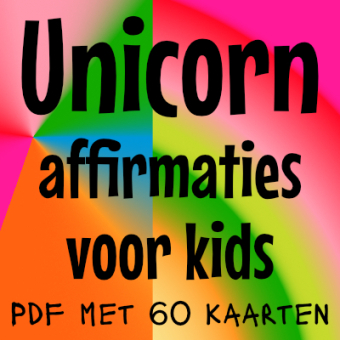 Affirmatiekaarten voor kinderen 