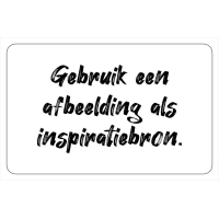 Inspiratiekaartjes voor kunstenaars 