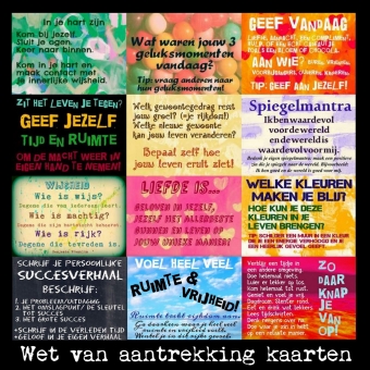 Wet van aantrekking kaarten om te printen (PDF)