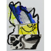 Collage schilderij 'Innerlijk kind' 