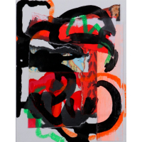 Collage schilderij 'What's going on?' | SpeelseKunst