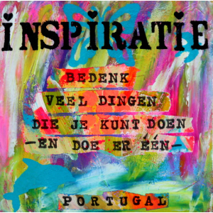 Spreukentegel "Inspiratie' 