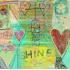 Collage kunstwerk 'Wees een licht voor jezelf' VERKOCHT