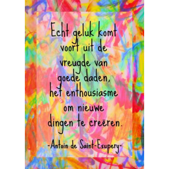 Printable poster met quote