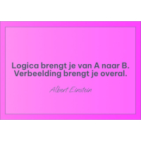 Quote kaartjes creativiteit 