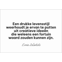 Quote kaartjes zwart-wit 