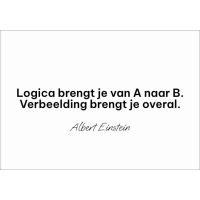 Quote kaartjes zwart-wit 