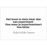 Quote kaartjes zwart-wit 