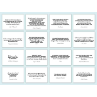 Quote kaartjes zwart-wit 