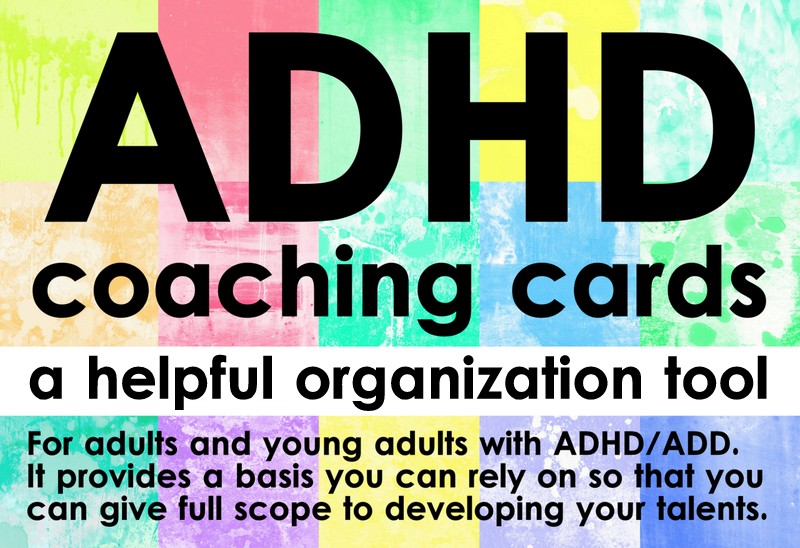 Pick a card ADHD coaching cards 