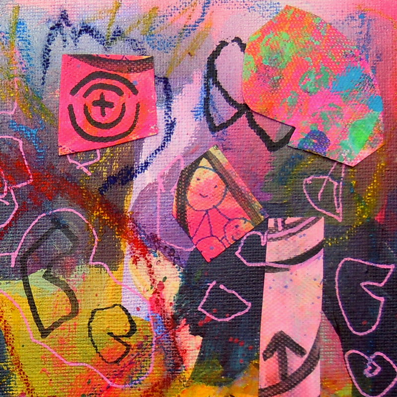 collagekunst fly away