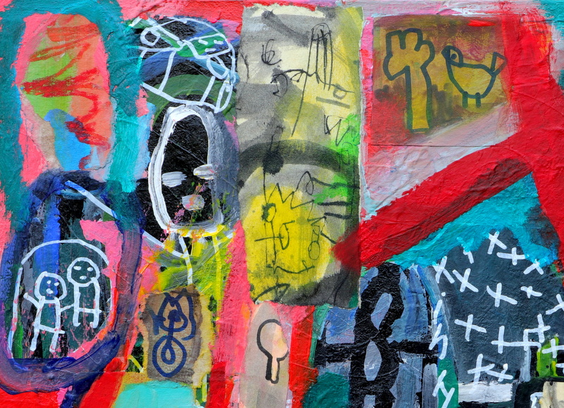Kunstwerk a la Basquiat