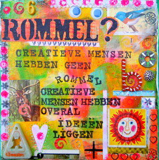 spreuk creatieve mensen hebben geen rommel